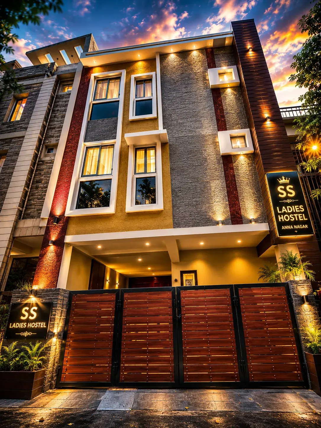SS Ladies Hostel building in Anna Nagar West